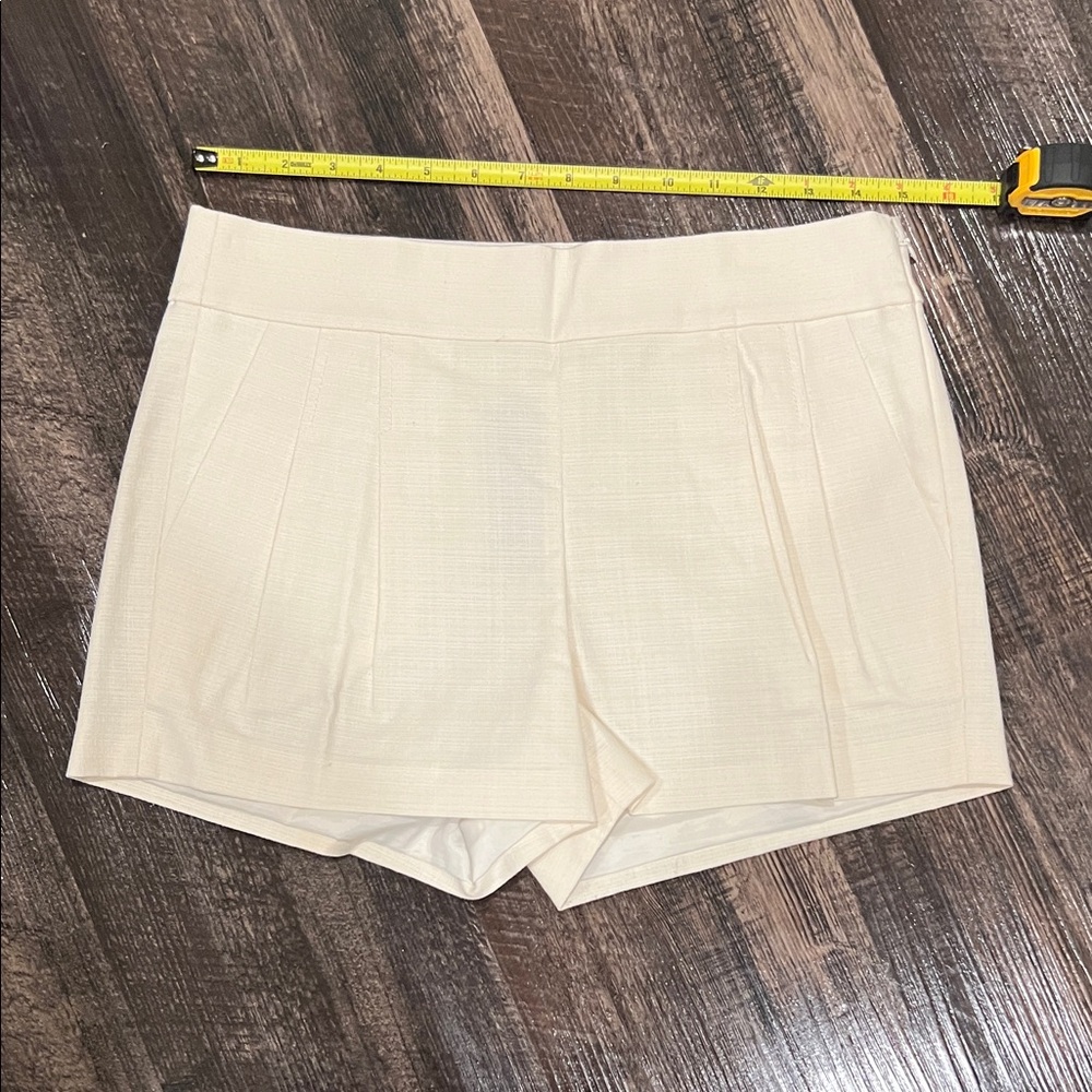 J. Crew Women's High Waist Cream Shorts
